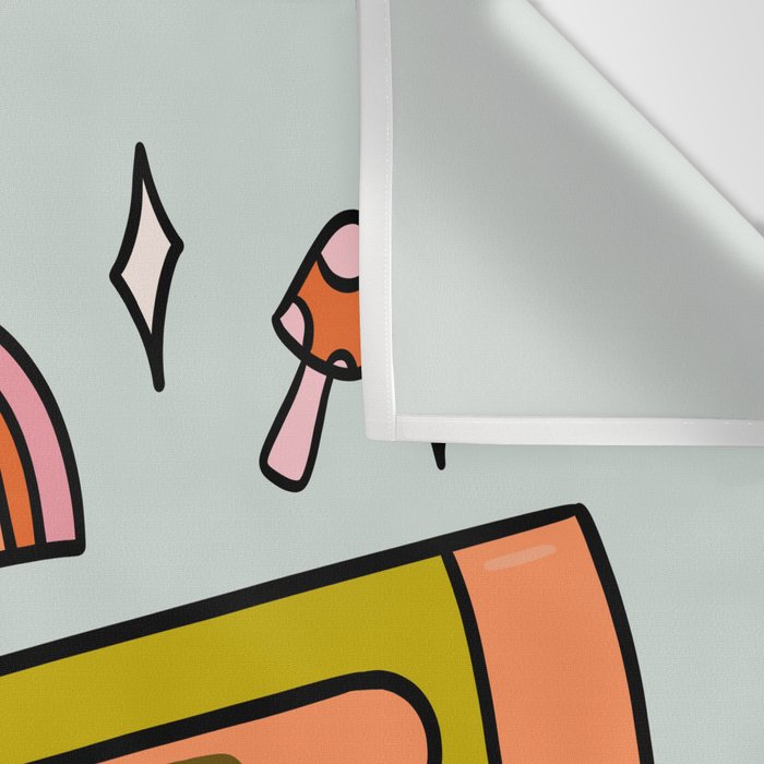 Virgo Crayon Wall Tapestry Gallery Image 3