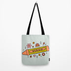 Virgo Crayon Tote Bag Gallery Image 2