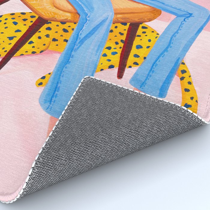 Bohemian Pink Room Rug Gallery Image 4