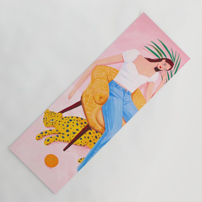 Bohemian Pink Room Yoga Mat Gallery Image 1