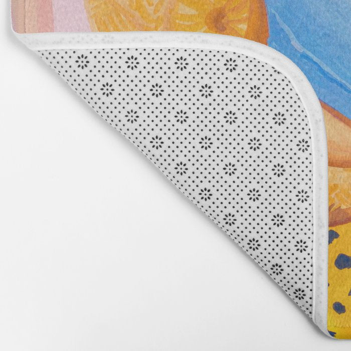 Bohemian Pink Room Bath Mat Gallery Image 2