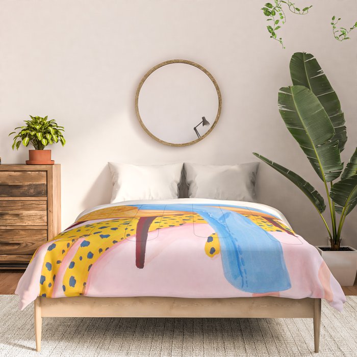 Bohemian Pink Room Comforter Gallery Image 3