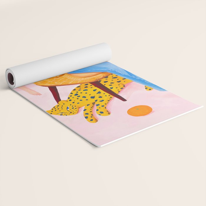 Bohemian Pink Room Yoga Mat Gallery Image 2