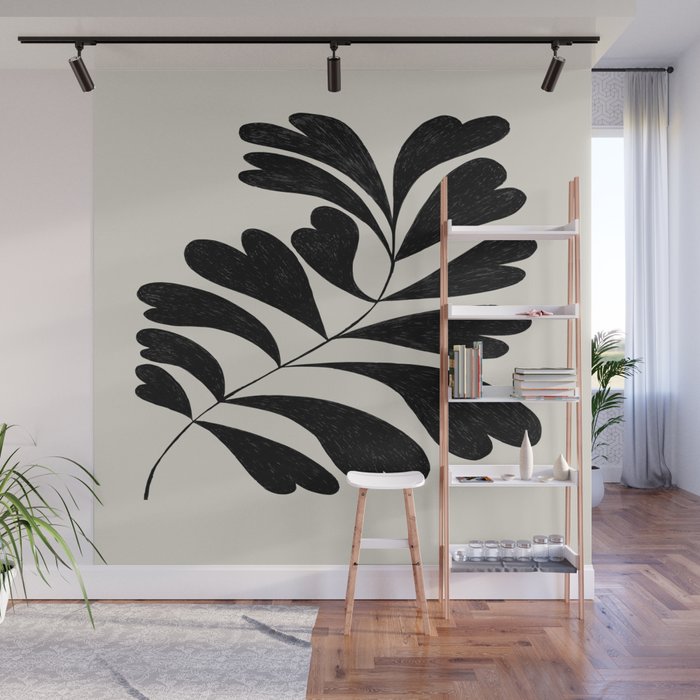 Love Palm Branch Wall Mural Gallery Image 1