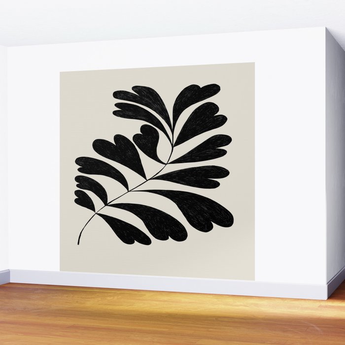 Love Palm Branch Wall Mural Gallery Image 2