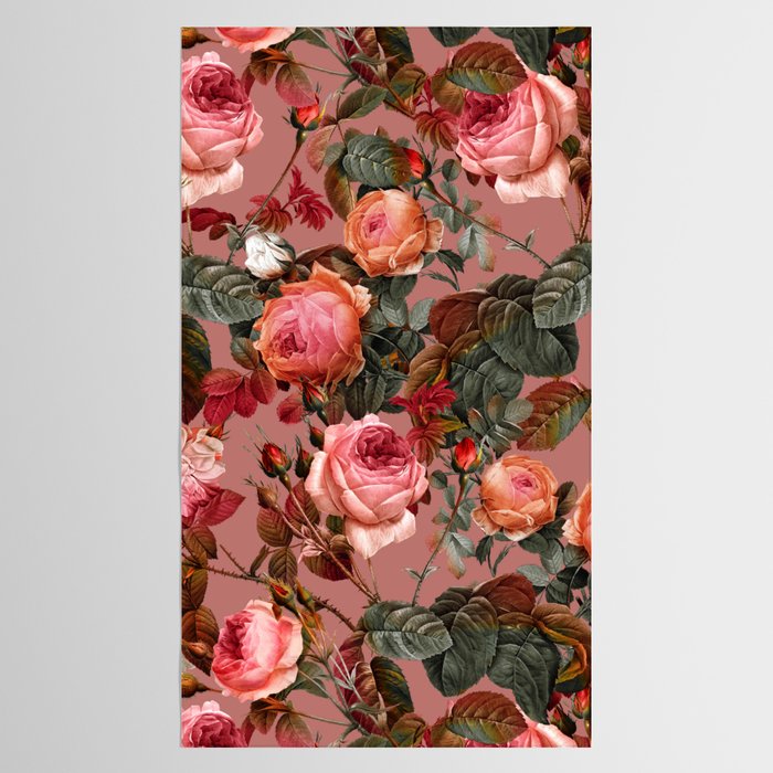 Pastel Floral Pattern Tablecloth Gallery Image 2