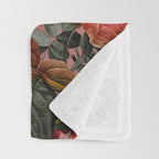 Pastel Floral Pattern Throw Blanket Gallery Image 3