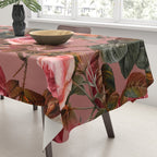 Pastel Floral Pattern Tablecloth Gallery Image 3