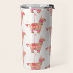 Mexican Donkey PinÌata - Pink & Rose Gold Palette Travel Mug Gallery Image 2