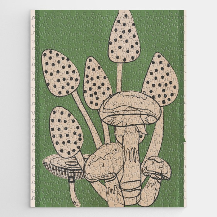 Abstract Mushrooms 4 Jigsaw Puzzle Gallery Image 1