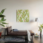 Summer Cactus #illustration #cactus Wood Wall Art Gallery Image 2