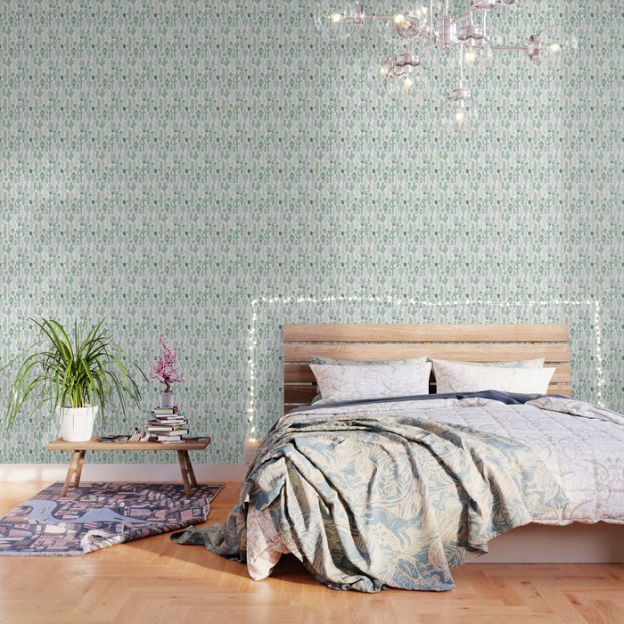 Cactus plant hand drawn doodle pattern Wallpaper Gallery Image 3