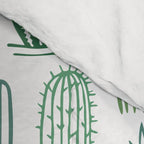 Cactus plant hand drawn doodle pattern Comforter Gallery Image 4