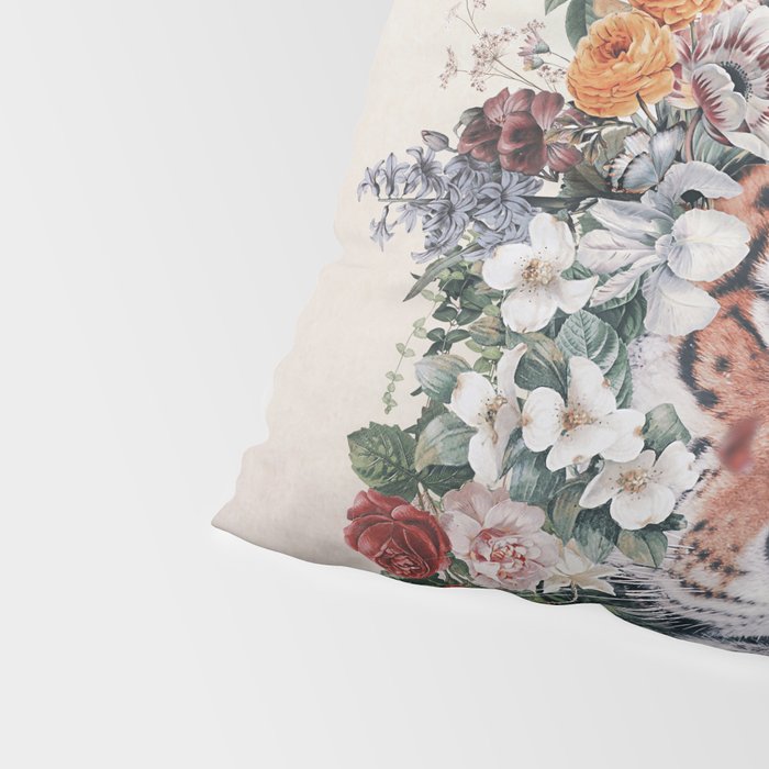 Flower Tiger Pillow Sham Gallery Image 4