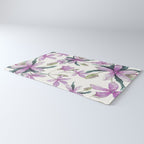 Purple flowers Rug Gallery Image 3