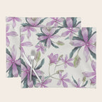 Purple flowers Placemat Gallery Image 1