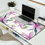 Purple flowers Desk Mat Gallery Image 2