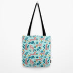 Cheetahs In The Grapefruit Grove, Tropical Jungle bohemian Wildlife, Tiger Wild Cat Nature Forest Tote Bag Gallery Image 2