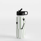Cool zebra Water Bottle Gallery Image 1