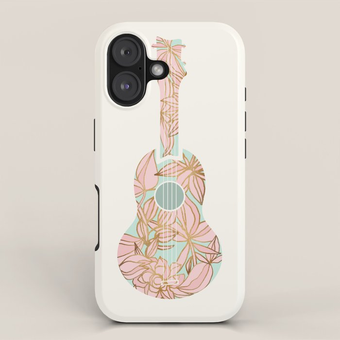 Modern Boho Ukulele iPhone Case Gallery Image 1