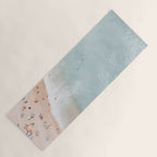Aerial Ocean Poster, Pastel Beach Print, Aerial Beach, Coastal Beach, Beach Photography, Aerial Beach Print, Bondi Beach Print, Art Print Yoga Mat Gallery Image 1