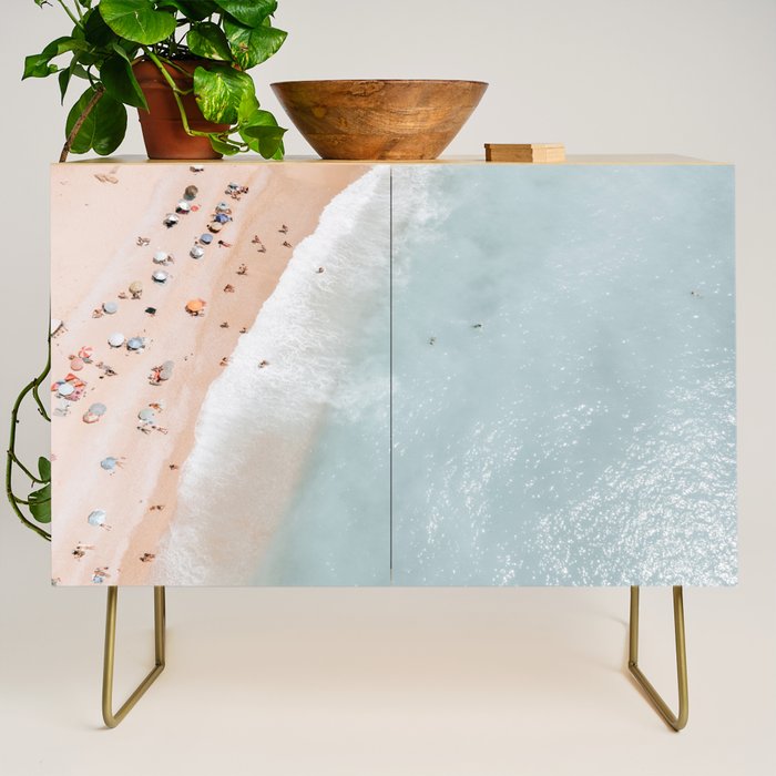 Aerial Ocean Poster, Pastel Beach Print, Aerial Beach, Coastal Beach, Beach Photography, Aerial Beach Print, Bondi Beach Print, Art Print Credenza Gallery Image 1