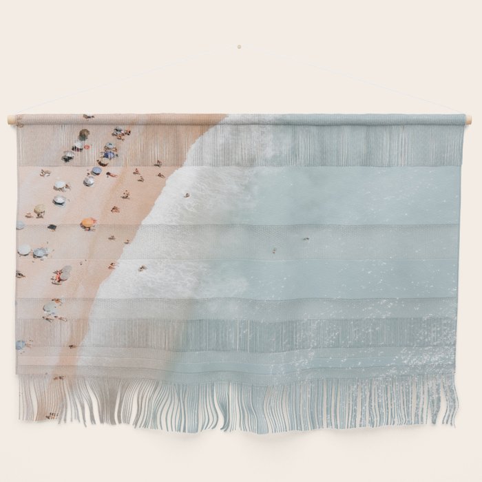 Aerial Ocean Poster, Pastel Beach Print, Aerial Beach, Coastal Beach, Beach Photography, Aerial Beach Print, Bondi Beach Print, Art Print Wall Hanging Gallery Image 1