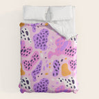 Abstract colorful animal print art pattern Duvet Cover Gallery Image 6