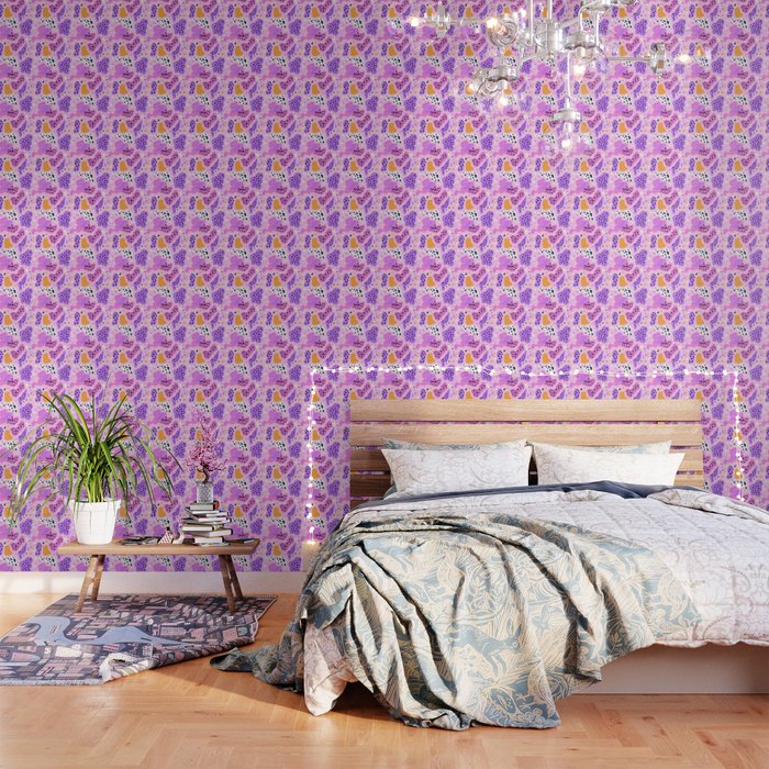 Abstract colorful animal print art pattern Wallpaper Gallery Image 3