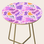 Abstract colorful animal print art pattern Side Table Gallery Image 2