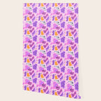 Abstract colorful animal print art pattern Wallpaper Gallery Image 2