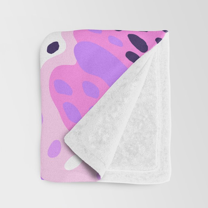 Abstract colorful animal print art pattern Throw Blanket Gallery Image 3