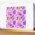 Abstract colorful animal print art pattern Wall Mural Gallery Image 2