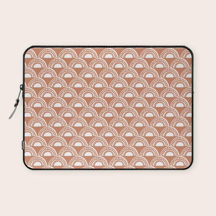Sunshine and Rainbows . Terra Cotta Laptop Sleeve Gallery Image 1