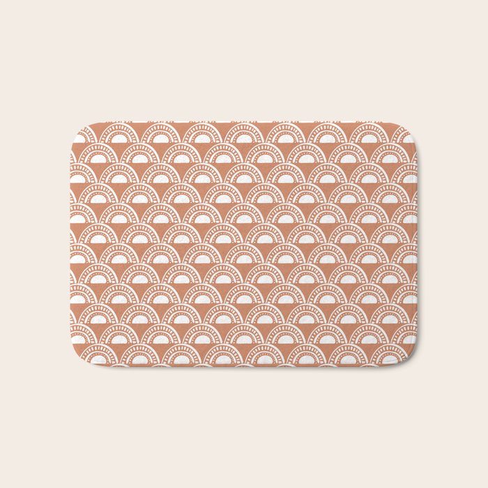 Sunshine and Rainbows . Terra Cotta Bath Mat Gallery Image 1