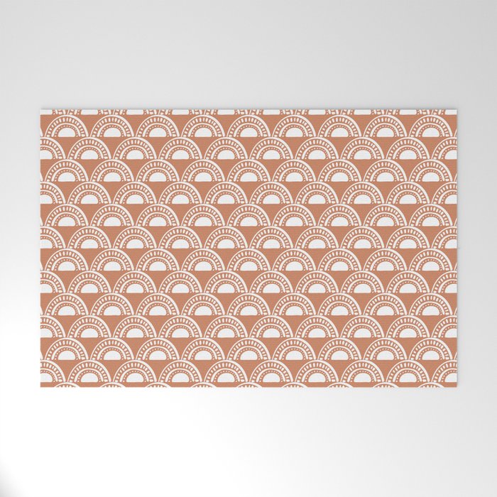 Sunshine and Rainbows . Terra Cotta Welcome Mat Gallery Image 1