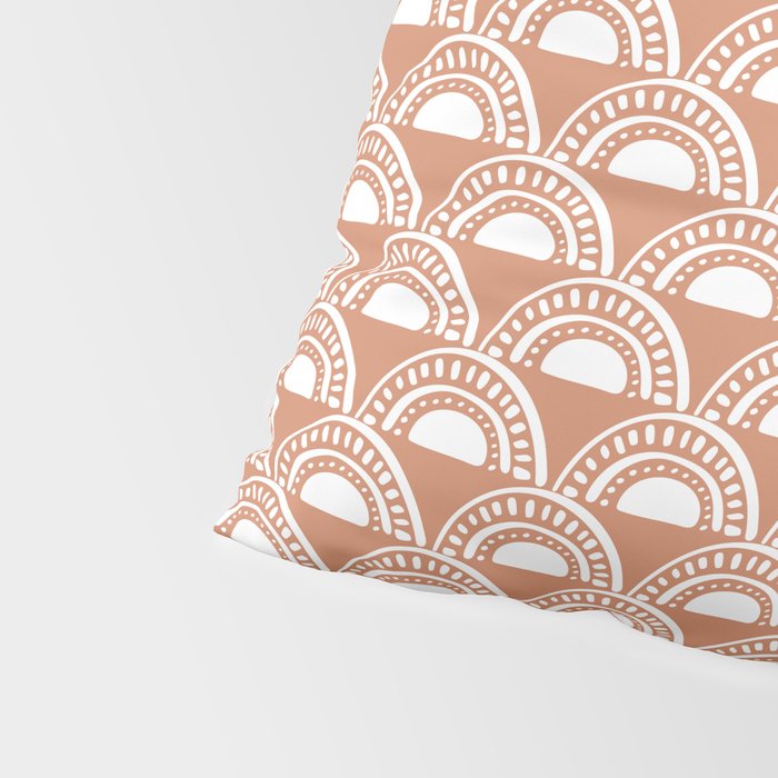 Sunshine and Rainbows . Terra Cotta Pillow Sham Gallery Image 4