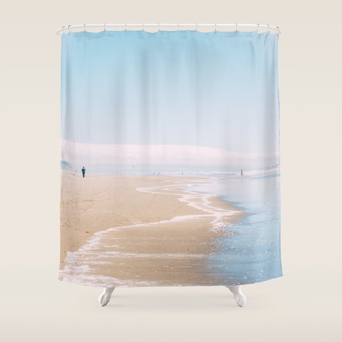 Ocean Beach in San Francisco | Coastal Landscape Photo Shower Curtain Gallery Image 1