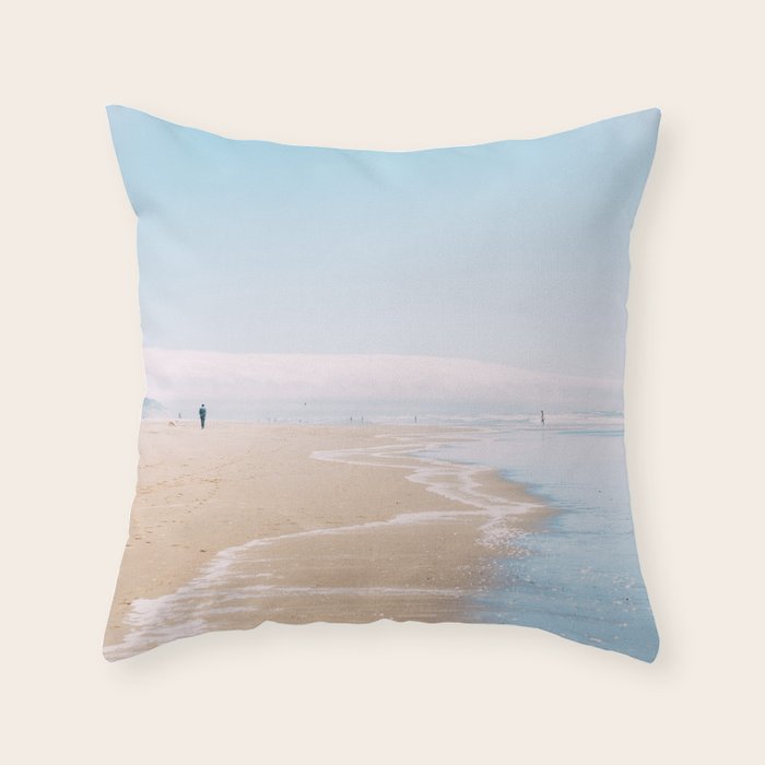 Ocean Beach in San Francisco | Coastal Landscape Photo Throw Pillow Gallery Image 6
