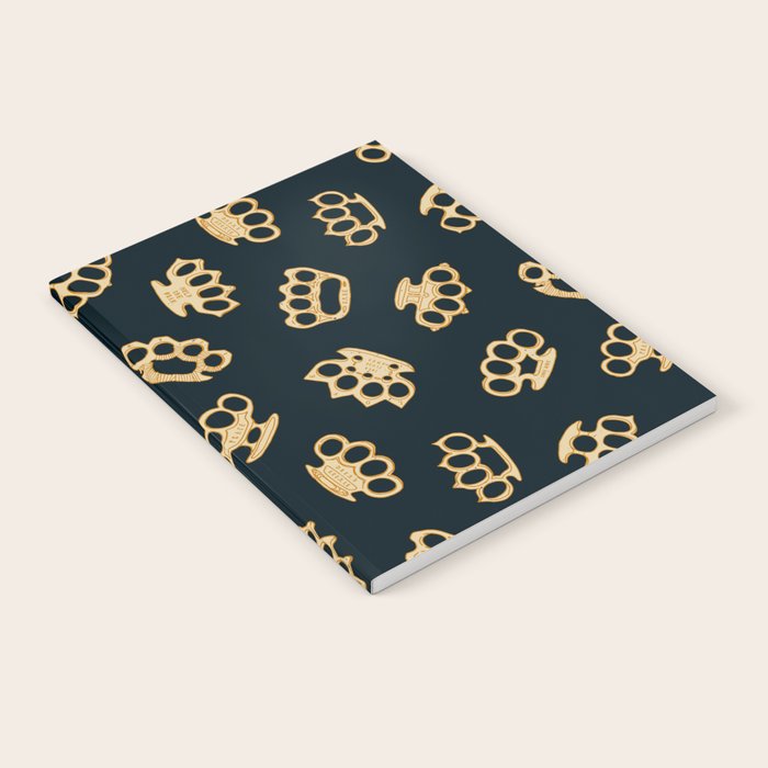 Brass Knuckles With Good Thoughts Notebook Gallery Image 1