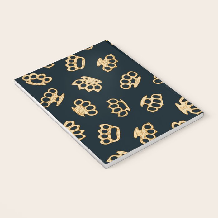 Brass Knuckles With Good Thoughts Notebook Gallery Image 3