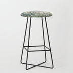 Green Persian rug Stool Gallery Image 1