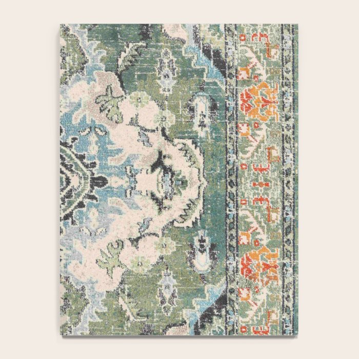 Green Persian rug Notebook Gallery Image 4