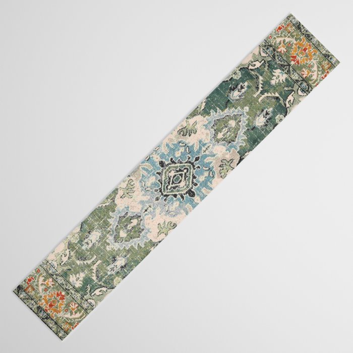 Green Persian rug Table Runner Gallery Image 3