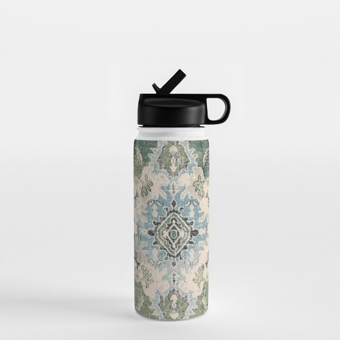 Green Persian rug Water Bottle Gallery Image 1