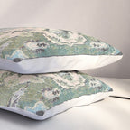 Green Persian rug Pillow Sham Gallery Image 3