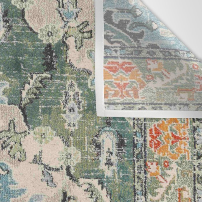 Green Persian rug Wall Tapestry Gallery Image 3