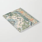 Green Persian rug Notebook Gallery Image 2
