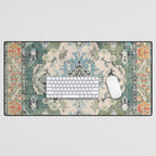 Green Persian rug Desk Mat Gallery Image 1