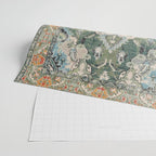 Green Persian rug Wrapping Paper Gallery Image 2